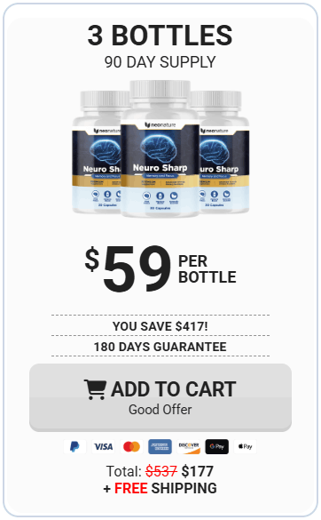 Neuro Sharp 3bottle price